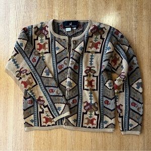Peruvian Connection Cardigan Sweater